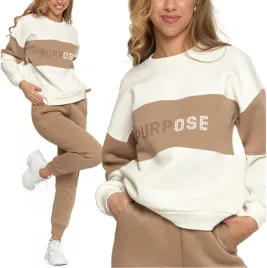 bluza-damska-ocieplana-luzna-z-napisem-modna-przez-glowe-oversize-moraj-xxl-bawelniana-bez-kaptura-bezowa-na-co-dzien