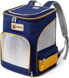 dogolio-plecak-transporter-dla-psa-kota-wentylowany-torba-39x31x26-cm-nosidlo-zwierzece-na-podroze-wizyty-u-weterynarza-nylonowe-niebieskie