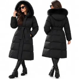 plaszcz-zimowy-damski-pikowany-dlugi-plaszczyk-kurtka-plus-size-czarny-5xl-ocieplany-wypelnienie-syntetyczne-zamek-blyskawiczny-dlugosc-do-kolan