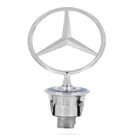 mercedes-gwiazda-celownik-z-wiankiem-a2108800186-emblemat-metal-s211-w211-znaczek-na-maske-ozdoba-karoserii-symbol-samochodu