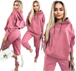 wygodny-dres-damski-komplet-dresowy-spodnie-bluza-m-laureen-rozowy-zestaw-odziezy-sportowej-z-poliestru-zwezane-nogawki
