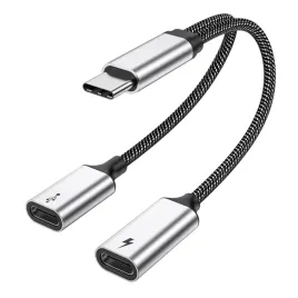 type-c-male-to-double-usb-c-female-splitter-cable-otg-hub-support-pd-6-rozdzielacz-do-ladowania-100w-zwijany-przewod-elastyczny