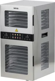 suszarka-spozywcza-20-tac-1500w-yato-yg-16001-dehydrator-do-owocow-warzyw-grzybow-i-ziol-regulacja-temperatury-srebrny