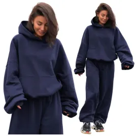 bluza-dresowa-damska-z-kapturem-oversize-szeroka-bawelniana-navy-blue-hoodie-wkladana-przez-glowe-rozmiar-uniwersalny-odziez-casualowa