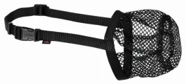 kaganiec-dla-psa-z-siatki-ochraniacz-trixie-maska-na-pysk-oslona-pyska-materialowy-dla-psow-dlugopyskich-m-l-obwod-27-cm