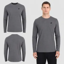 longsleeve-meski-4f-koszulka-bluzka-z-dlugim-rekawem-xl-m611-t-shirt-szary-melanzowy-okragly-dekolt-57percent-bawelny