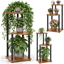 kwietnik-stojacy-metalowy-drewniany-78cm-na-balkon-stojak-na-kwiaty-loft-regal-doniczkowy-ogrodowy-3-polki-brazowo-czarny