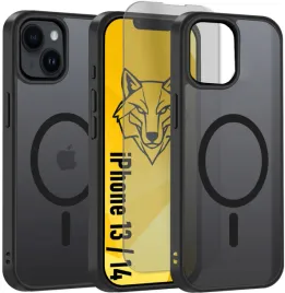 etui-do-iphone-13-14-matowe-do-magsafe-wzmocnione-czarne-trwale-szklo-obudowa-plecki-antyposlizgowe-ladowanie-indukcyjne-amortyzacja-wstrzasow