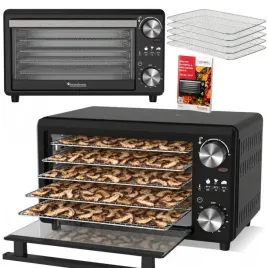suszarka-dehydrator-do-grzybow-owocow-miesa-14l-350w-5-sit-30-80c-5-sit-czarny