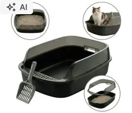 kuweta-duza-lopatka-modulowa-otwarta-dla-kota-wysoki-profilowany-rant-toaleta-pojemnik-na-zwirek-49-x-34-cm-czarna