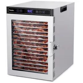 suszarka-do-zywnosci-stal-nierdzewna-1000-w-tinzida-dehydrator-tzd-14c-14-tac-do-suszenia-grzybow-owocow-warzyw-i-ziol-regulacja-temperatury