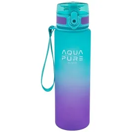 bidon-aqua-pure-by-astra-600ml-mint-lavender-butelka-na-wode-do-szkoly-dla-ucznia-plastikowa-ombre