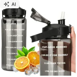 butelka-motywacyjna-bidon-na-wode-ze-slomka-z-uchwytem-miarka-2000-ml-2l-pojemnik-do-napojow-plastikowy-czarny