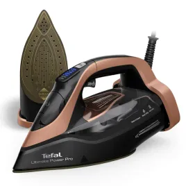 zelazko-parowe-tefal-ultimate-power-fv9e50-3200w-300g-min-anti-drip-strazak-stopa-ceramiczna-ciagly-wyrzut-85-g-min-auto-wylacznik-zbiornik-350-ml