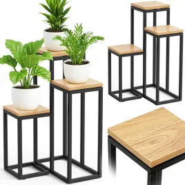 kwietnik-stojacy-metalowy-loftowy-craft-stojak-na-kwiaty-rosliny-polki-xxl-3-poziomowy-do-donic-drewno-wysokosc-67-cm-brazowo-czarny