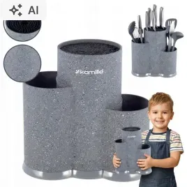 wielopak-2-x-blok-stojak-na-noze-kamille-czarny-22-cm-organizer-kuchenny-pojemnik-do-przechowywania-ostrzy-plastikowy-wyjmowany-wklad-srednica-11