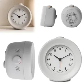 mudita-budzik-bell-2-analogowy-szary-9-melodii-cichy-led-minimalistyczny-zegar-do-sypialni-kompaktowy-szerokosc-10-cm