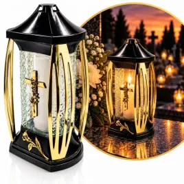 znicz-szkalny-zn-184-obudowa-domek-zlote-boki-29cm-lampion-nagrobny-na-cmentarz-parafinowy-czas-palenia-do-40-godzin