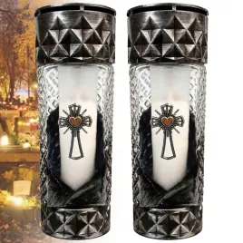 2x-duzy-znicz-na-cmentarz-grob-ozdobny-lampion-klasyczny-29cm-srebrny-lampka-nagrobna-parafinowy-ponad-75-godzin-palenia