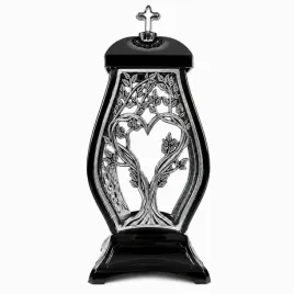 duzy-znicz-na-grob-wszystkich-swietych-drzewo-serc-premium-czarny-srebro-lampion-nagrobny-led-wklad-elektroniczny-wysokosc-355-cm