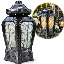 znicz-szklany-kapliczka-nowoczesny-duzy-szklany-znicze-na-grob-lampion-led-maryjka-33-cm