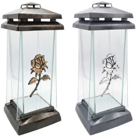znicz-lampion-piekny-kapliczka-trapez-roza-24cm-zlota-srebrna-1szt-z-roza-na-grob-cmentarny-parafinowy-do-50-godzin-palenia