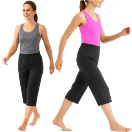 spodnie-3-4-rybaczki-damskie-wygodne-spodenki-na-co-dzien-fitness-cwiczenia-capri-bawelniane-z-elastanem-czarne-xl-za-kolano