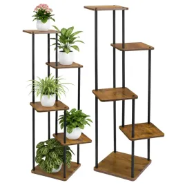 kwietnik-metalowy-stojacy-regal-stojak-na-rosliny-kwiaty-loft-polki-107-cm-ekspozytor-donic-do-5-doniczek-brazowo-czarny