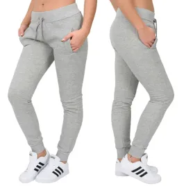 ck01-roz-l-damskie-spodnie-dresowe-gladkie-joggery-szary-kolor-sredni-stan-odziez-sportowa-na-co-dzien