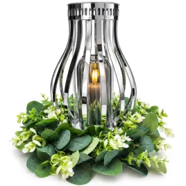 znicz-metalowy-srebrny-30-cm-swieca-led-wianek-nagrobny-xxl-kapliczka-lampion-cmentarny-ozdoba-na-grob-dekoracja-grobu