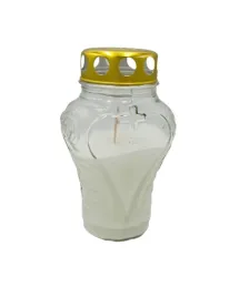 znicz-szklany-serce-lane-serduszko-lana-16-sztuk-biale-parafinowy-na-grob-dekoracja-nagrobna-15-cm
