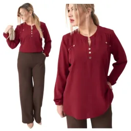 bluzka-elegancka-polski-producent-duze-rozmiary-koszulowa-gladka-wizytowa-koszula-damska-wiskozowa-oversize-czerwona-dekolt-v-dlugi-rekaw