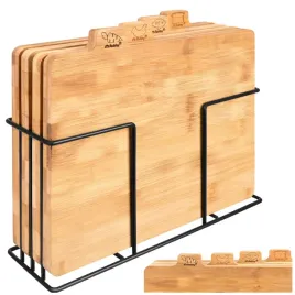 deska-do-krojenia-drewniana-kuchenna-bambusowa-zestaw-4-szt-loftowy-stojak-podkladki-do-siekania-warzyw-i-pieczywa-prostokatne-29-x-235-cm