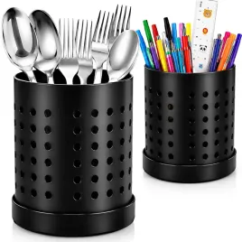 ociekacz-na-sztucce-z-podstawka-stalowy-czarny-mat-125-cm-x-13-cm-kuchenny-suszarka-do-widelcow-nozy-i-lyzek-organizer-przy-zlewie