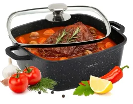 garnek-65-l-brytfanna-gesiarka-28-x-28cm-patelnia-indukcja-gaz-naczynie-aluminiowe-z-powloka-marmurkowa-do-duszenia-i-smazenia-pokrywka-w-zestawie