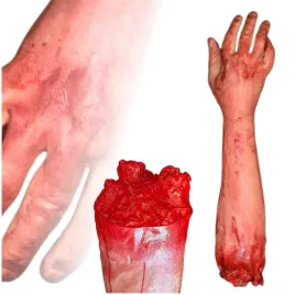 sztuczna-odcieta-reka-dlon-zakrwawiona-ozdobna-horror-gadzet-na-halloween-rekwizyt-do-kostiumu-dekoracja-na-impreze-tematyczna