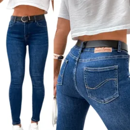 m-sara-jeansy-spodnie-damskie-rurki-skinny-xl-42-bawelniane-niebieskie-dopasowane-sredni-stan-dlugie-nogawki-zamek-na-co-dzien