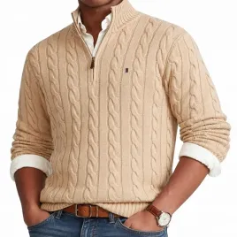 sweter-meski-bezowy-bawelniany-golf-zapinany-na-zamek-cieply-i-elegancki-kardigan-bez-wzoru-odziez-na-chlodne-dni