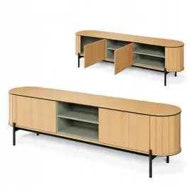 szafka-rtv-duza-200-cm-dab-zaokraglona-na-nozkach-lenart-rotto-rt-06