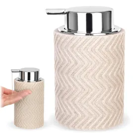 dozownik-mydla-w-plynie-na-mydlo-400ml-bezowy-pojemnik-lazienkowy-pompka-reczny-podajnik-stojacy-z-tworzywa-sztucznego-srebrny