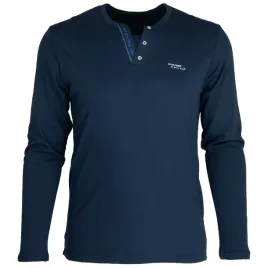 podkoszulka-longsleeve-bawelna-t-shirt-dlugi-rekaw-koszulka-meska-l-xl-bluzka-gladka-niebieska-okragly-dekolt-100percent-cotton