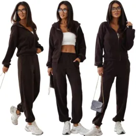 komplet-damski-sztruksowy-bluza-z-kapturem-na-suwak-spodnie-brazowy-l-xl-dres-bawelniany-obnizony-krok-zwezane-nogawki-czekoladowy