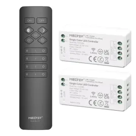 2x-sterownik-sciemniacz-pilot-strefowy-mono-miboxer-288w-black-c1-fut036s-do-tasm-led-jednokolorowych-regulacja-jasnosci