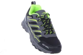 stylowe-sznurowane-buty-trekkingowe-szare-sportowe-z-zielonymi-akcentami-43-niskie-obuwie-uniseks-cholewka-z-tworzywa-wkladka-29-cm