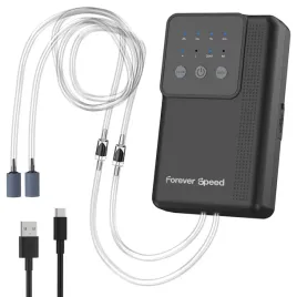 napowietrzacz-przenosny-3w-2200mah-usb-2-wyjscia-cicha-pompa-tlenowa-do-akwarium-zestaw-akwarystyczny-kamien-akwariowy-wezyk-zawor-zwrotny