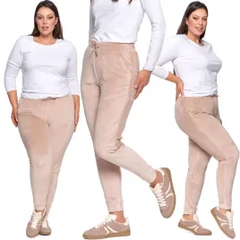 spodnie-damskie-dresowe-welurowe-moraj-wysoki-stan-wygodne-bezowe-l-joggery-do-domu-na-co-dzien-bez-wzoru