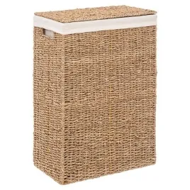 kosz-na-pranie-pojemnik-eco-40l-metalowy-organizer-bielizniany-bezowy-wolnostojacy-38x22x55-cm