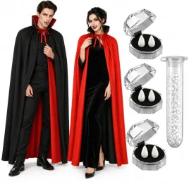 stroj-wampira-peleryna-z-klami-dla-doroslych-kly-wampira-one-size-kostium-na-halloween-meski-czarny-przebranie-na-impreze-tematyczna