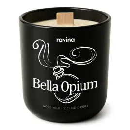 bella-opium-swieca-zapachowa-sojowa-swieczka-orientalny-perfumy-do-domu-drewniany-knot-50-h-palenia-aromat-choinki-upominek-swiateczny