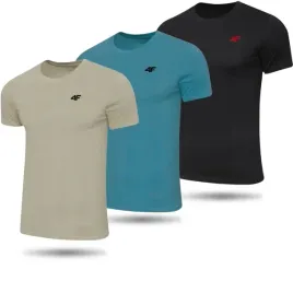 zestaw-3x-koszulka-meska-sportowa-4f-t-shirt-bluzka-na-co-dzien-bawelniana-okragly-dekolt-czarny-kolor-regular-fit-z-logo